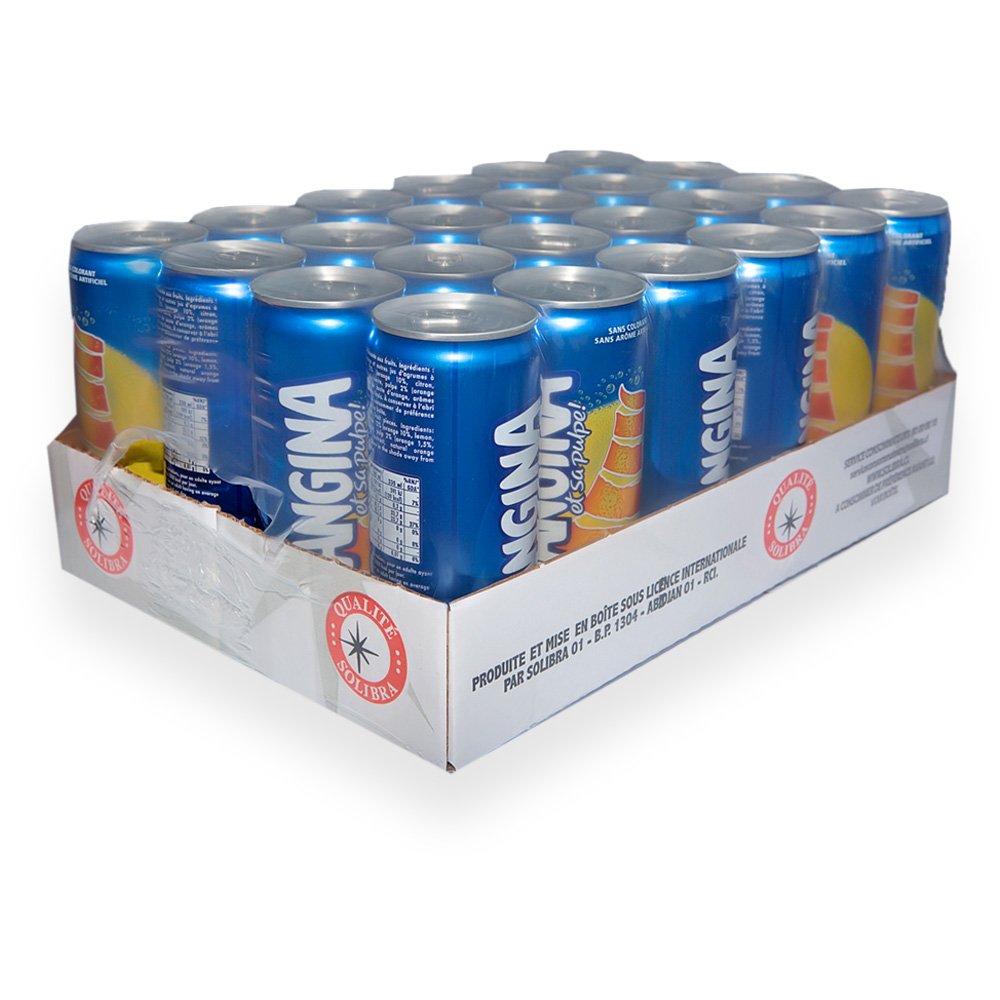 orangina33cl ORANGINA canette 33 cl (carton de 24) – Image 1